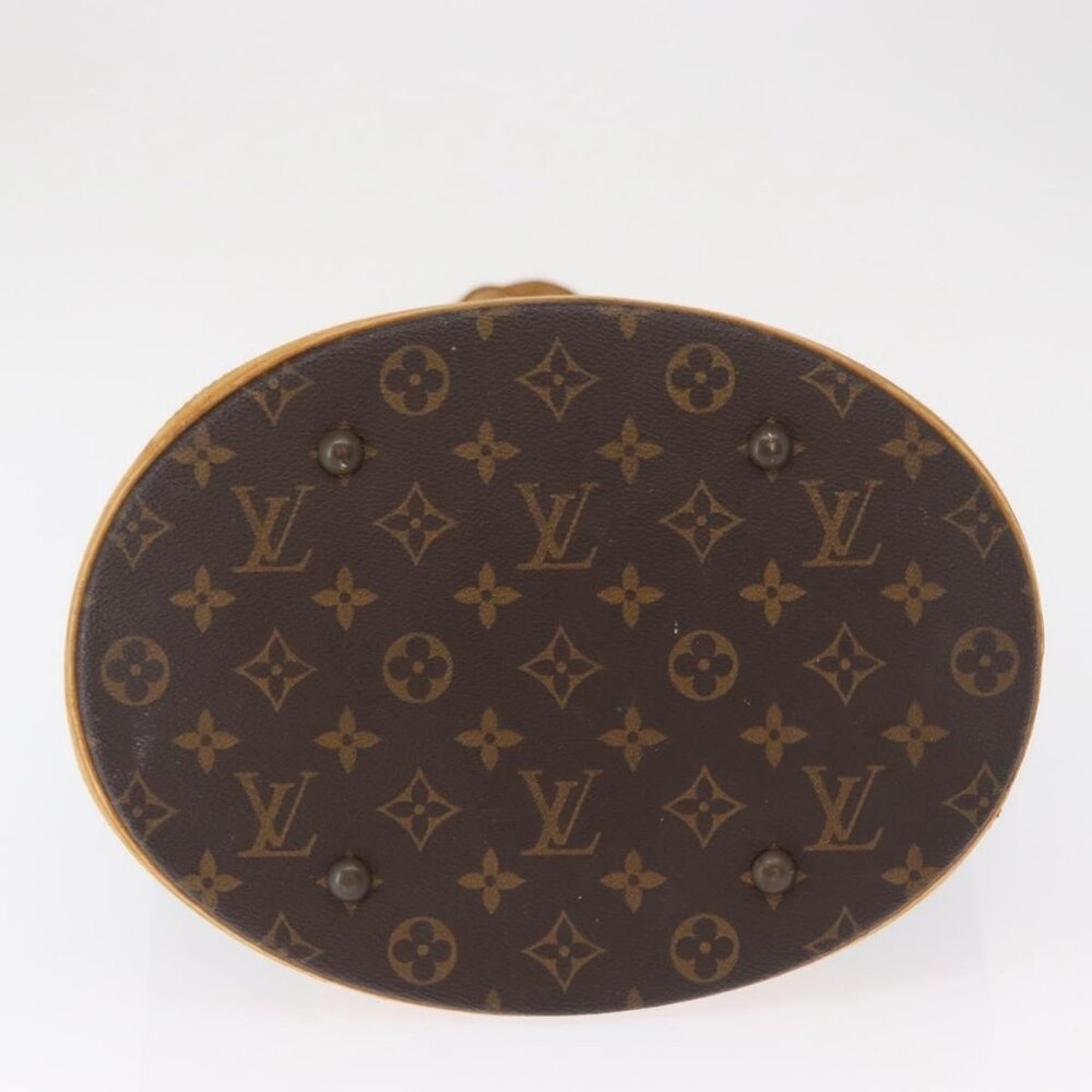 Authentic LOUIS VUITTON Monogram Bucket GM Shoulder Bag M42236 LV - Picture 12 of 16